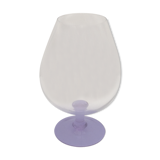 Transparent vase in jar shape dimension: height -31cm- diameter max-20cm-