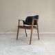 Mid-Century Danish Teak and Leather Armchair by Erik Kirkegaard for Glostrup, 1960s