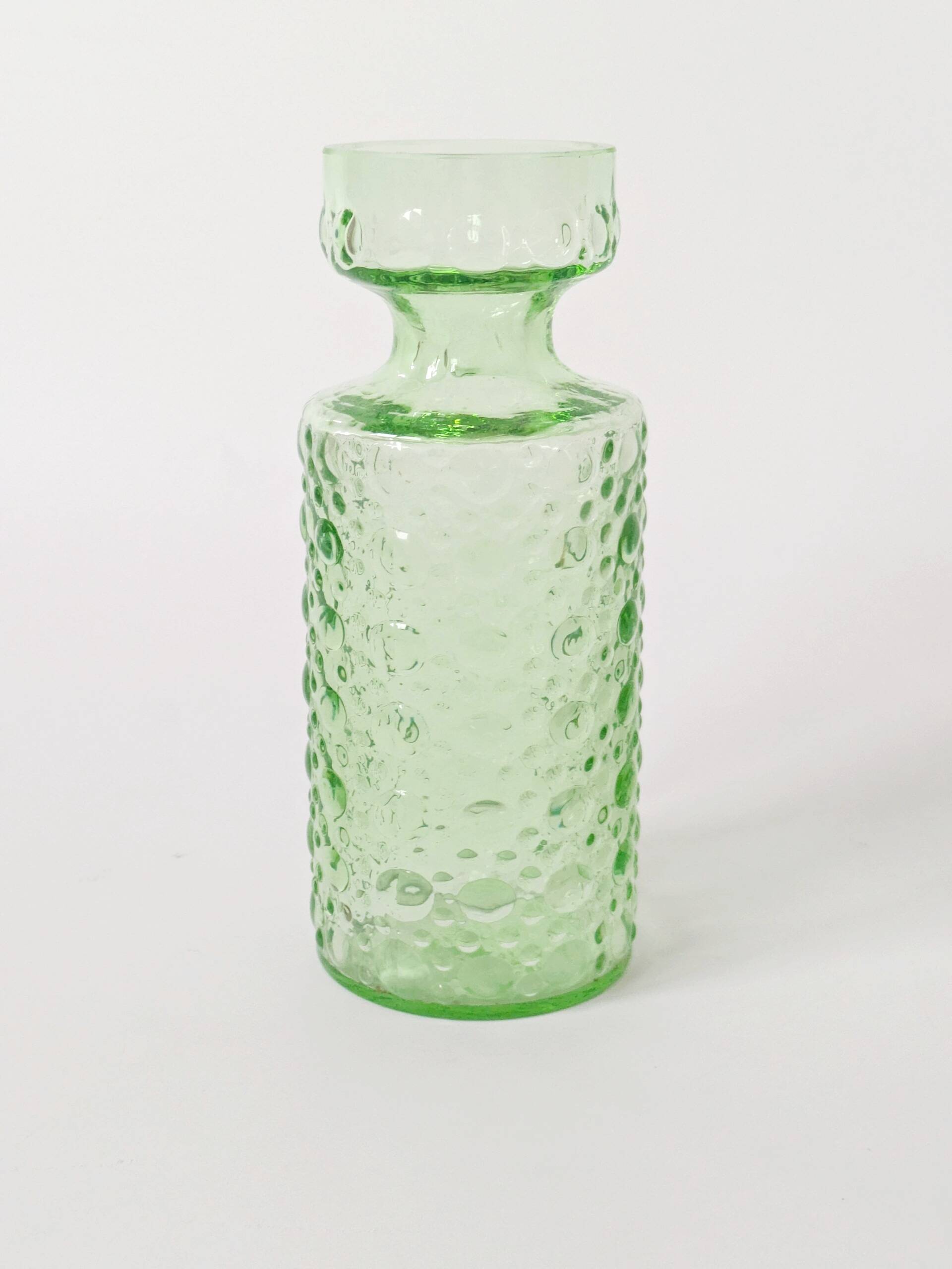 Vase à jacinthe vert, Herbert Kny, Allemagne, années 70