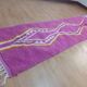 Tapis coureur en laine rose - tapis berbère tissé à la main du Maroc - 315 x 73 cm