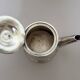 Silver-plated metal teapot vintage potter 240546
