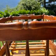 Vintage walnut children's bed
