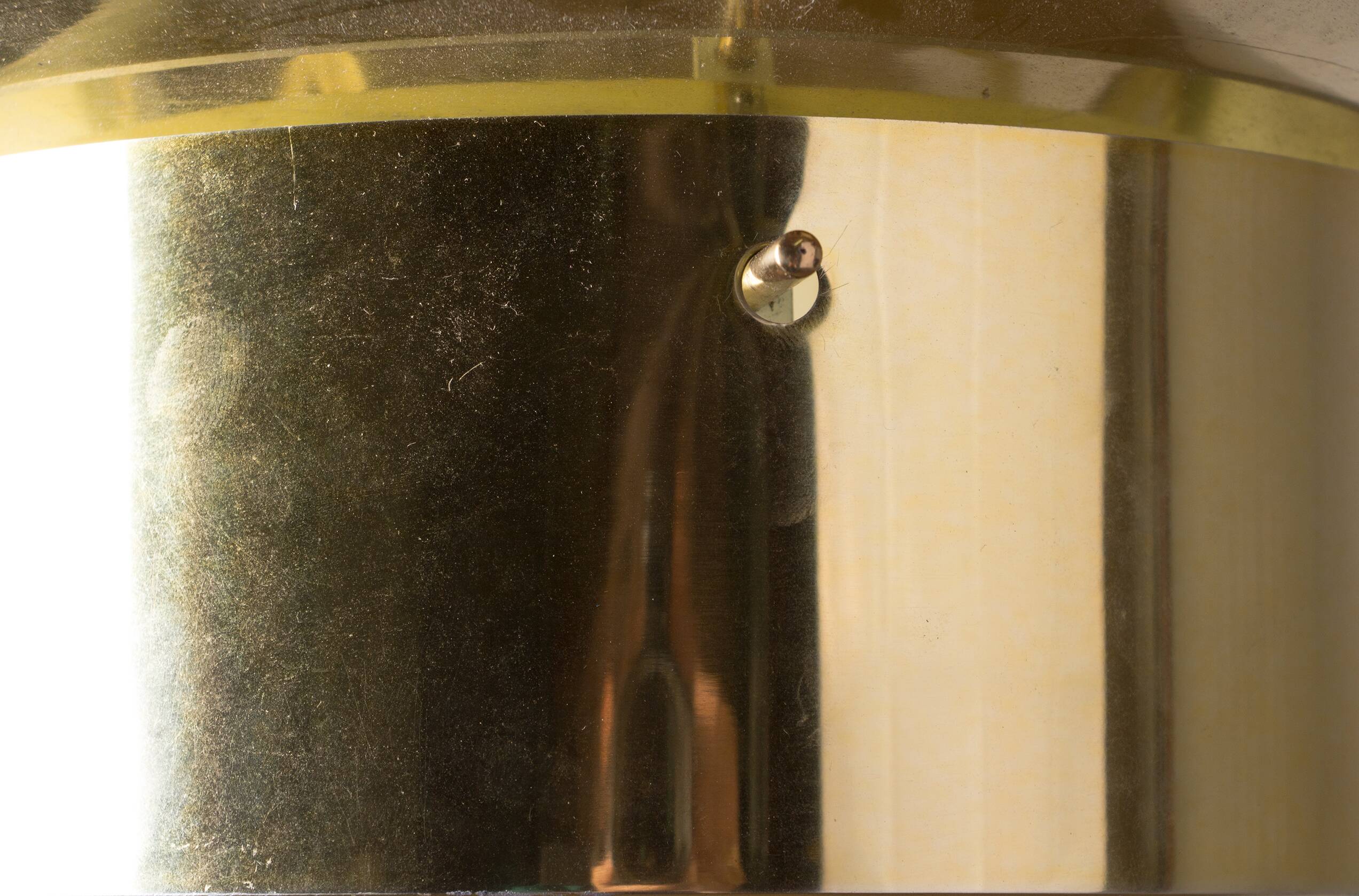 Pair of Danish brass ceiling lights model T742, Hans Agne Jakobson 1960.