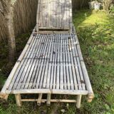 Bamboo deckchair