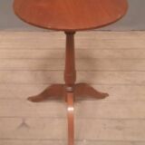 Small circular pedestal table