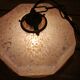 Suspension en opaline rose