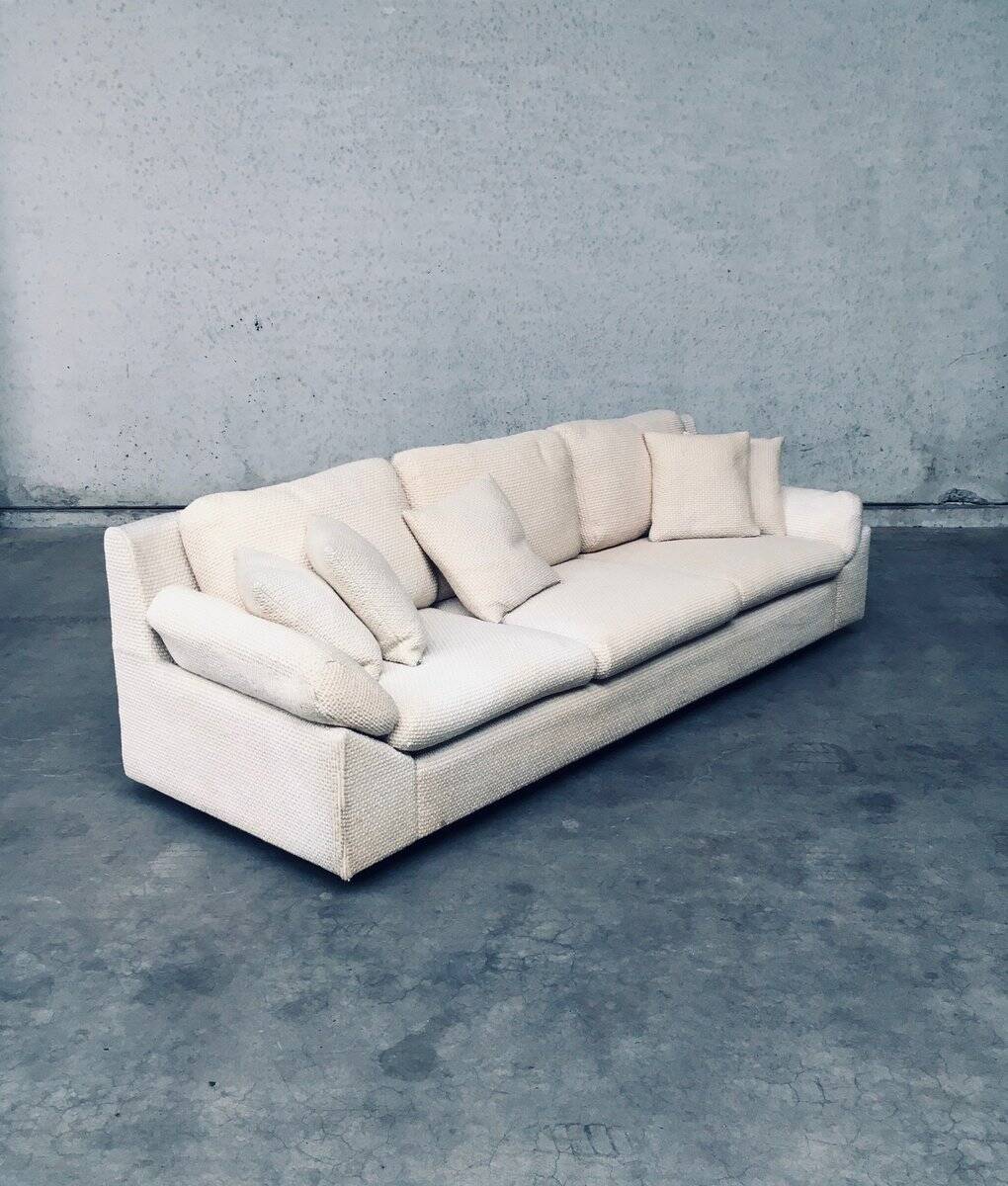 Mid-Century Modern Design Boucle Wool 3-Seater Sofa, 1960s