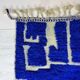Small handmade wool rug 100 x 200 cm