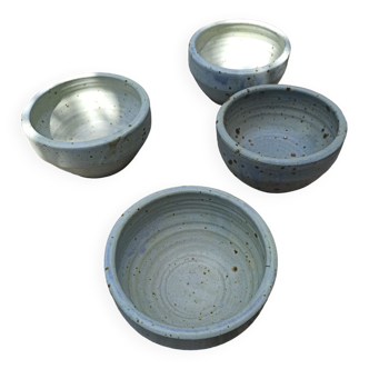 Set of 4 Tiffoche stoneware bowls