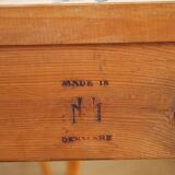 Scandinavian dining table by Johannes Andersen 2 extensions 60s