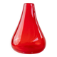 Vintage red Murano glass vase - Italy 1970s