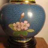 Pair of Chinese cloisonné vases
