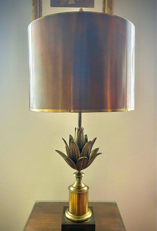 MAISON CHARLES, pair of "LOTUS" model lamps