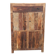 Antique wooden cabinet with 4 doors and 1 drawer