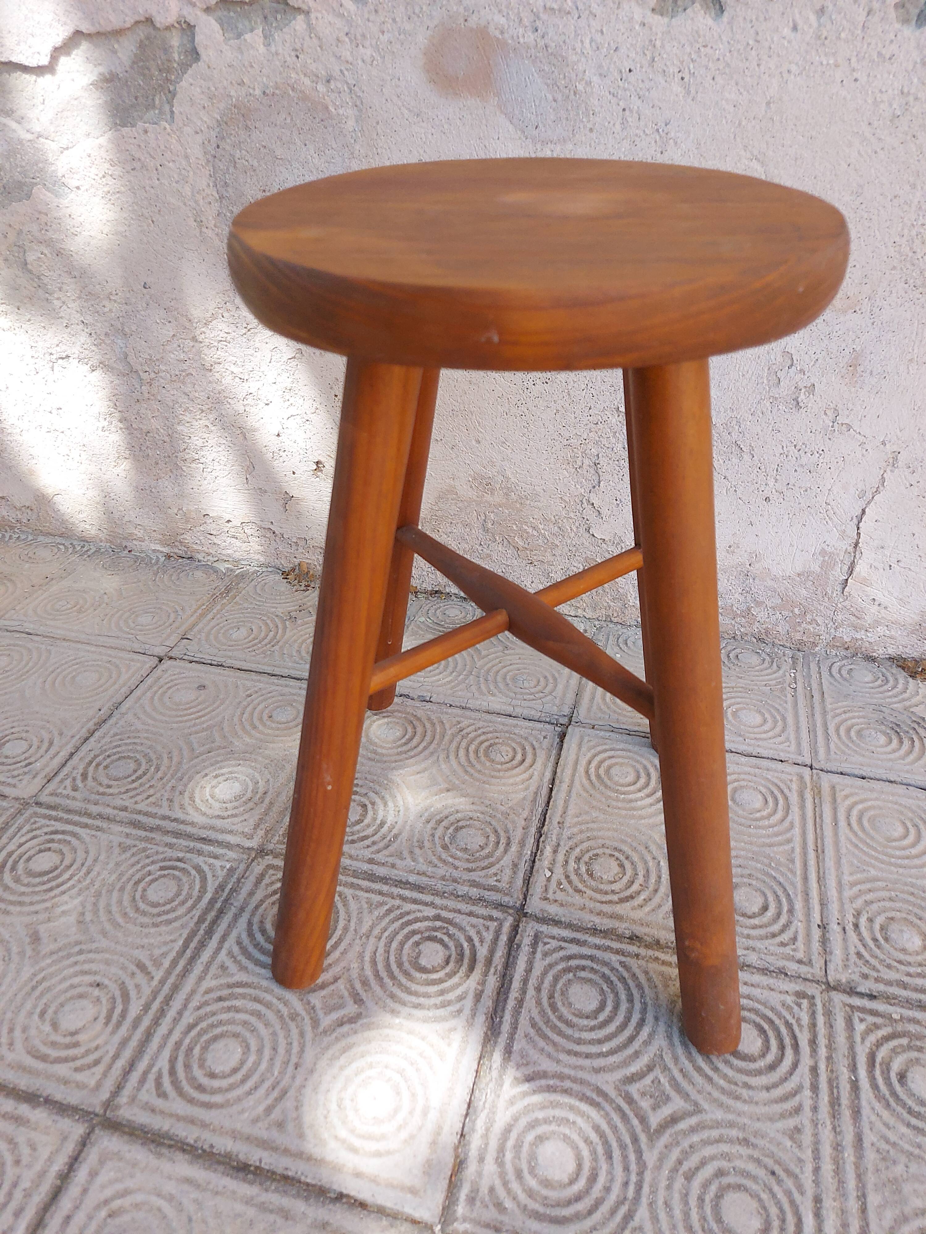 Vintage wooden stool