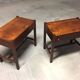 Table de chevet scandinave 1960 bout canapé scandinave vintage