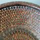 Japanese oval basket in negoro lacquered basketry (red lacquer on black background)