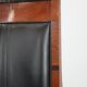 Beautiful and very comfortable black Art Deco design armchair