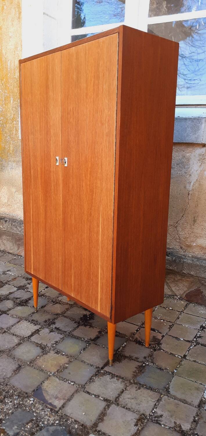 Armoire vintage année 60 en chêne