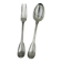 Silver-Plated Metal Cutlery Set Monogram F.B.