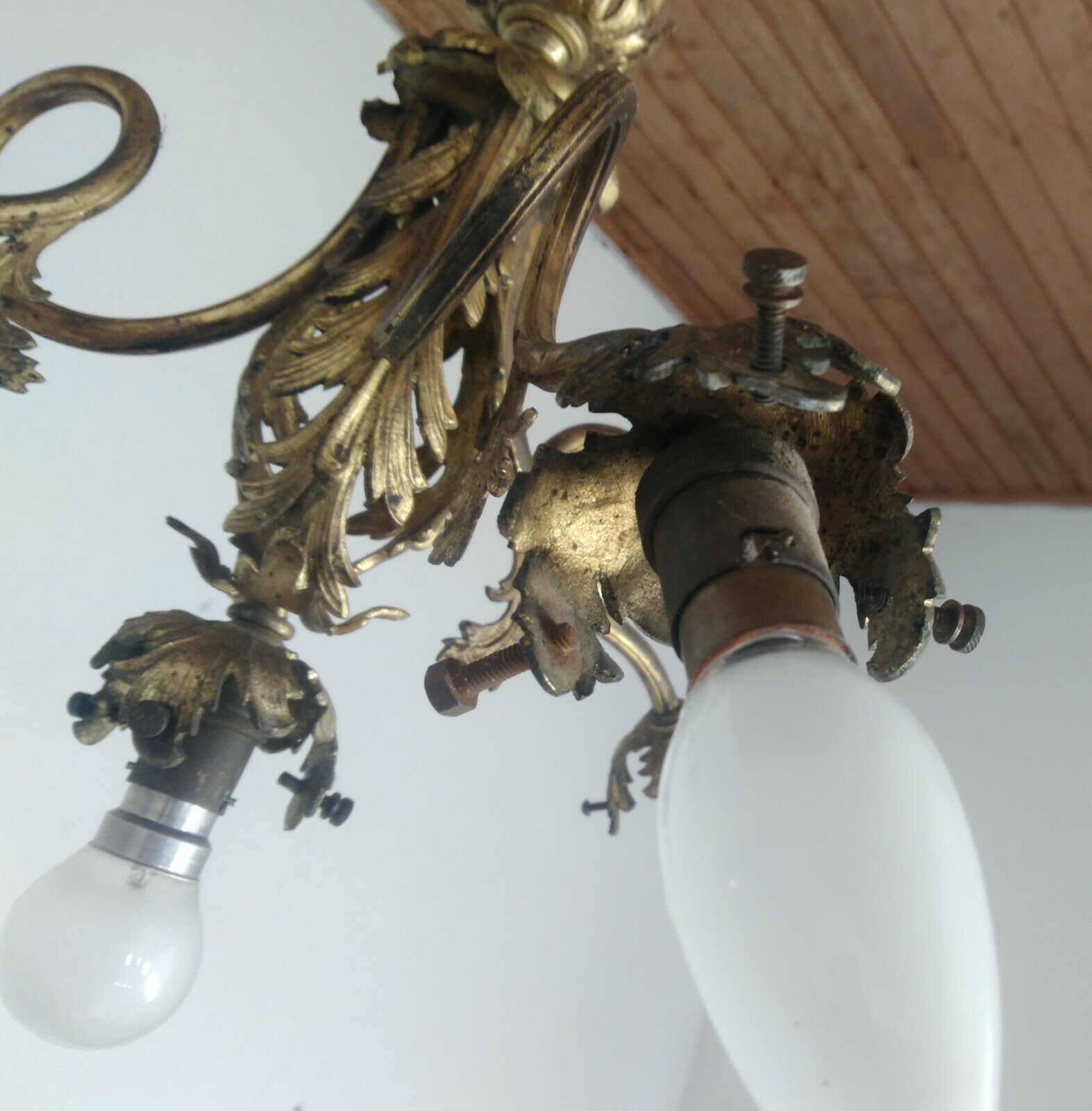 Bronze chandelier 1900