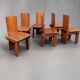 Wooden Chairs attributed to Carlo Scarpa for Gavina, Italy, 1970s, Set of 6