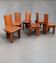 Wooden Chairs attributed to Carlo Scarpa for Gavina, Italy, 1970s, Set of 6