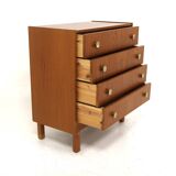 Commode scandinave en teck, Suède 1960