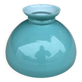 Abat-jour en verre ancien céladon