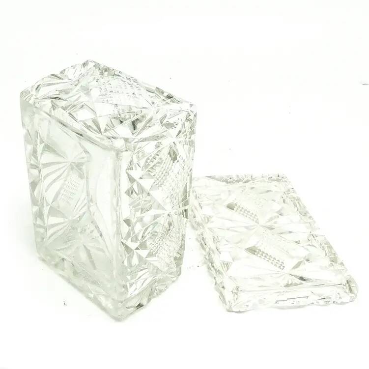 Art Deco bonbonniere, crystal, Sweden, 1930s
