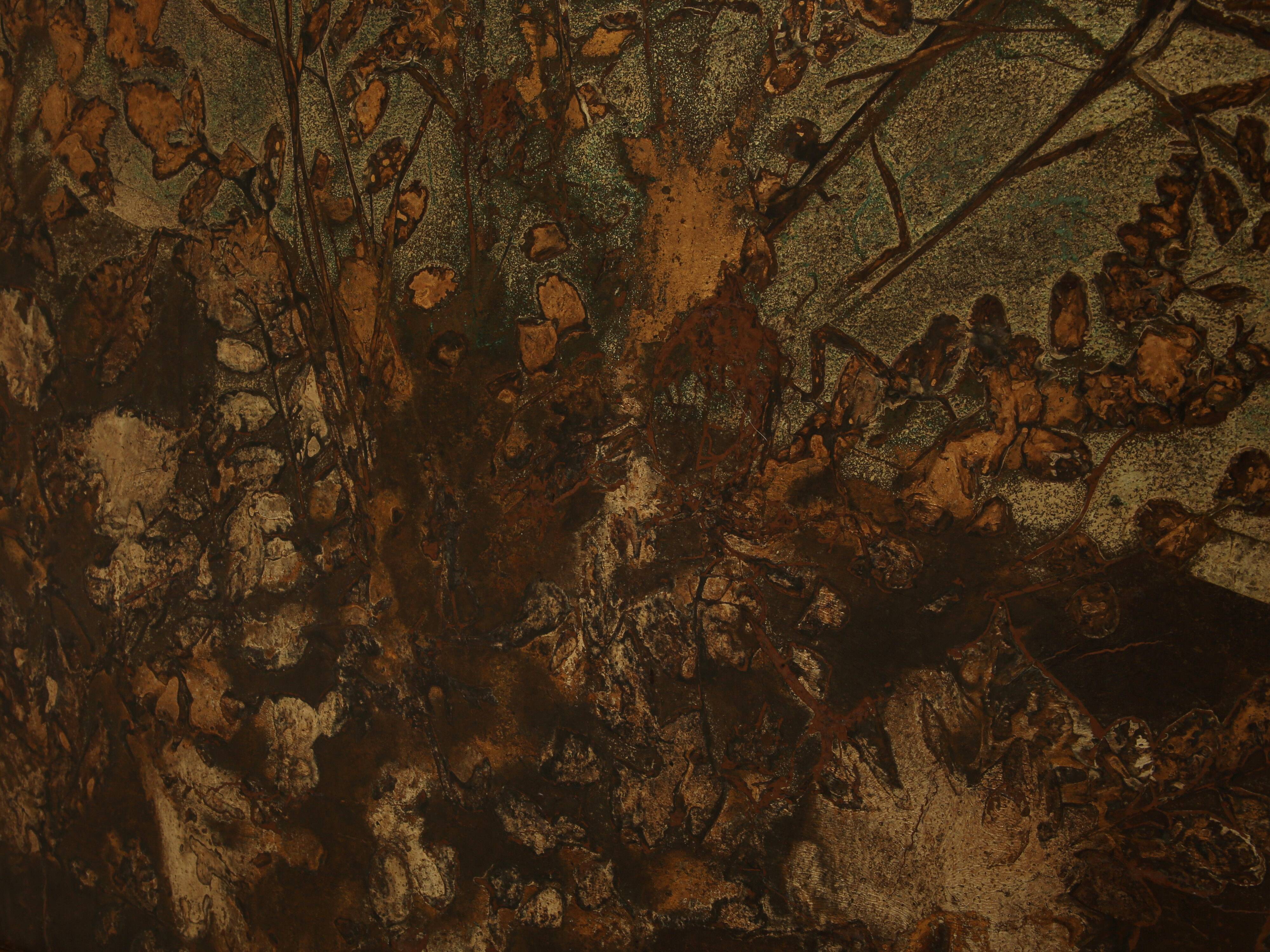 Nicolas Seailles large lacquered panels framed 1978