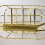 Yellow vintage bottle holder
