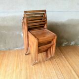 Suite de 6 chaises de René Gabriel