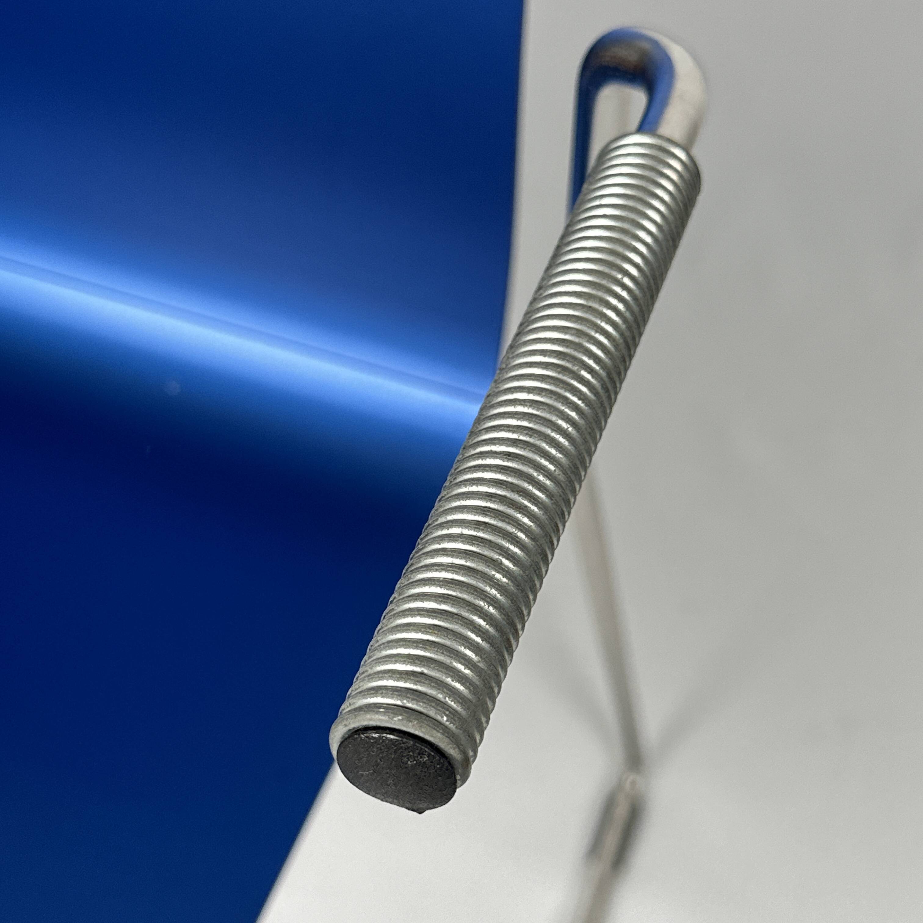 Chaise Blå Station en aluminium bleu et inox, Suède, 2004