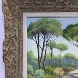 A. ledieu - oil on canvas saint raphael