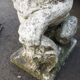 Vintage stone garden lions xxeme