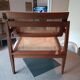 Fauteuil bois cannage design Roger landault