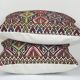 Set of 2 vintage kilim cushion covers 41x41 cm