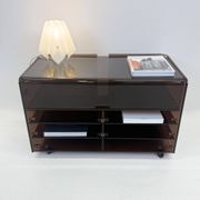 Hi-fi furniture "Roche Bobois" plexiglass, 1970s