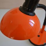 Vintage Aluminor France orange lamp from the 70s 1970