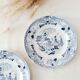 Set of 2 flat plates Petrus Regout, Timor