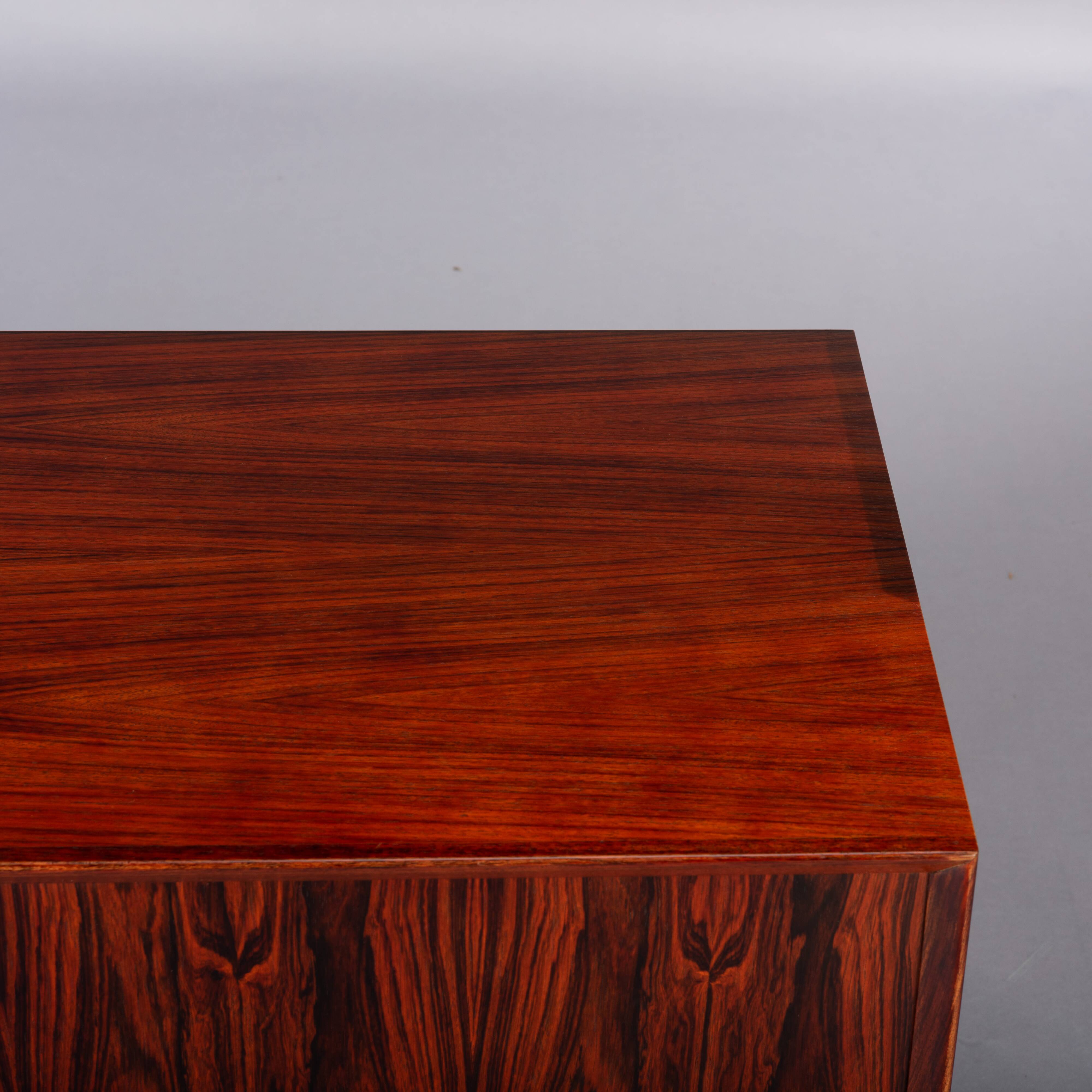 Low Danish Rosewood Sideboard by E. Brouer for Brouer Møbelfabrik, 1960s