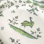 Plat ovale chantourné en faïence de Martres-Tolosane, XIXe siècle