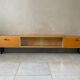 Vintage wooden row from the 50s-60s