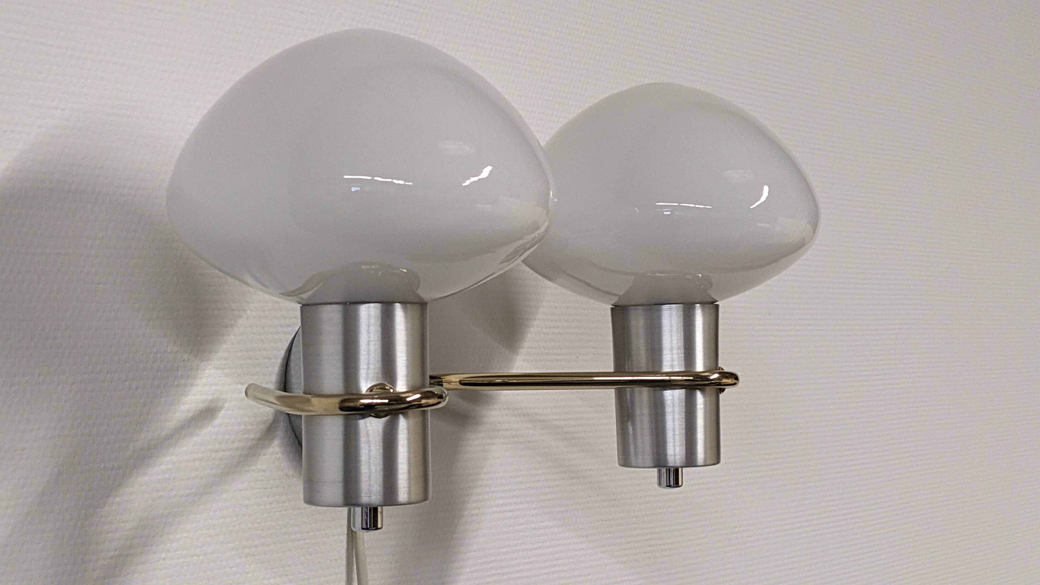 Space age double wall light from the 60s/70s