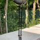 Lampadaire italien vintage effet marbre gris