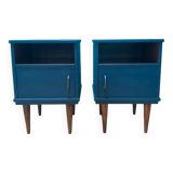 Paire de tables de chevet vintage scandinave