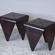 Petalas Side Tables by Jorge Zalszupin, Rosewood