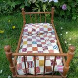 Napoleon III style doll bed