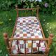 Napoleon III style doll bed